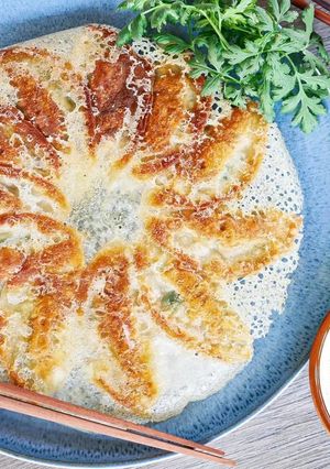 豆腐で！羽根つき肉無しヴィーガン餃子-レシピのメイン写真