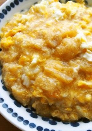 油揚げと卵のふんわり♪和風だしあんかけ丼-レシピのメイン写真