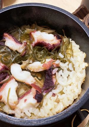 我が家の釜飯シリーズ＊タコ釜飯-レシピのメイン写真