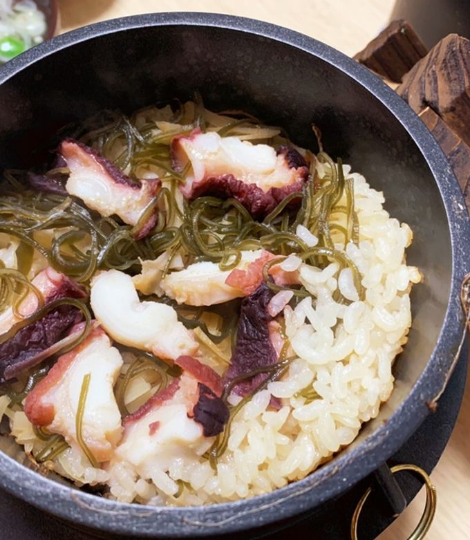 我が家の釜飯シリーズ＊タコ釜飯-レシピのメイン写真