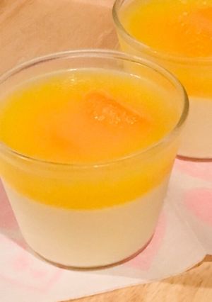 ほぼ混ぜるだけのオレンジレアチーズ-レシピのメイン写真