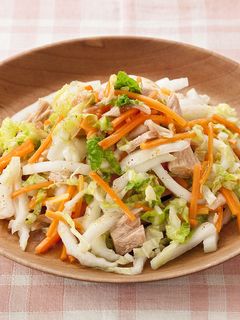 白菜とツナのあえサラダ レモン風味-レシピのメイン写真