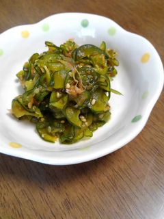 キュウリ消費に!ご飯がすすむ甘辛炒め-レシピのメイン写真