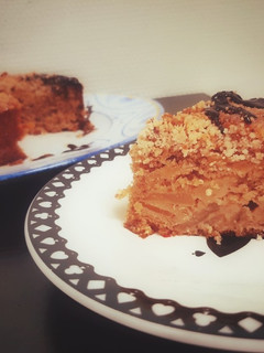 オートミール入りアップルクランブルケーキ-レシピのメイン写真
