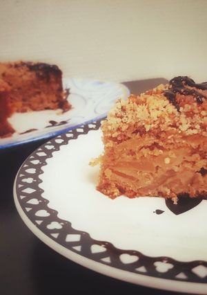オートミール入りアップルクランブルケーキ-レシピのメイン写真