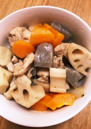 電気圧力鍋で作る超簡単筑前煮-レシピのメイン写真