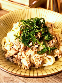 3つの材料de鯖缶うどん-レシピのメイン写真