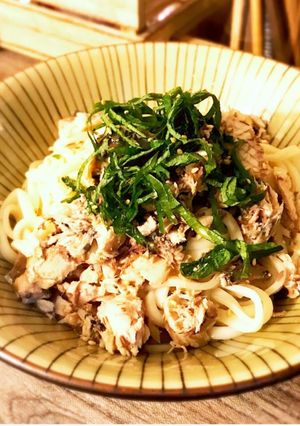 3つの材料de鯖缶うどん-レシピのメイン写真