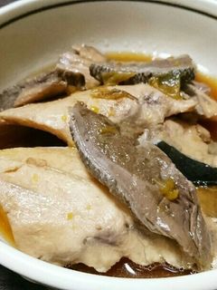 ぶりのあらの梅ジャム煮-レシピのメイン写真