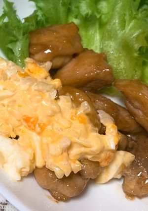 チキン タルタル添え-レシピのメイン写真