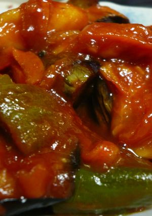夏野菜と鶏ささみのケチャップ煮。-レシピのメイン写真