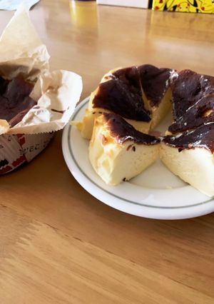 バスキュ風チーズケーキ-レシピのメイン写真