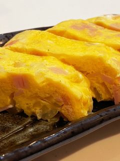 レンジで卵焼き(ハム・野菜)-レシピのメイン写真