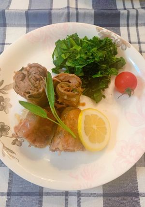 牛切り落とし肉でサルティンボッカ-レシピのメイン写真