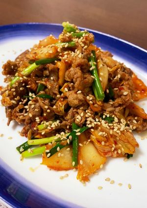 豚よりありかも？牛キムチ-レシピのメイン写真