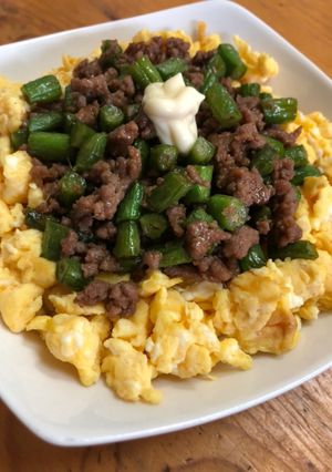 スタミナ三色丼-レシピのメイン写真