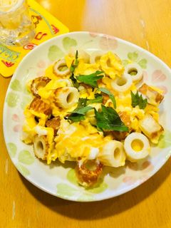 簡単一品♪お弁当☆ちくわと大葉の卵焼き〜-レシピのメイン写真