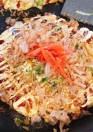 我が家のお好み焼き(広島出身の夫作)-レシピのメイン写真
