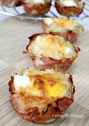 ハムエッグポテトマフィン-レシピのメイン写真