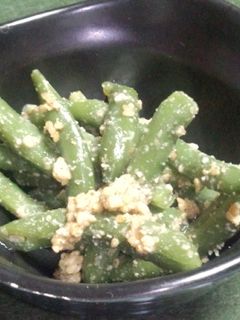 いんげんの胡麻和え-レシピのメイン写真
