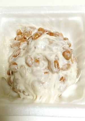 納豆にちょい足し（生クリーム変）-レシピのメイン写真