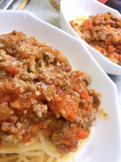 ミートソーススパゲティ-レシピのメイン写真