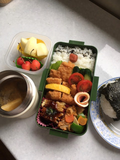 高校男子お弁当 1.6.26-レシピのメイン写真