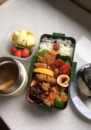 高校男子お弁当 1.6.26-レシピのメイン写真