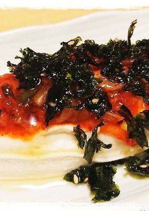 おつまみ☆キムチ韓国海苔フレーク冷奴-レシピのメイン写真