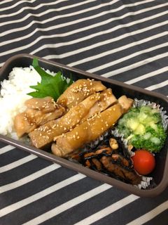 男子高校生弁当★14 とりの照り焼き-レシピのメイン写真
