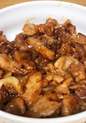 ★お弁当に★豚肉のウスター＆カレー粉炒め-レシピのメイン写真