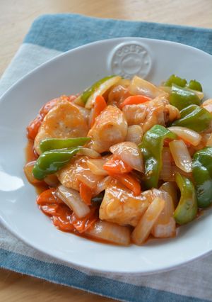 キビ酢で作る！揚げない酢鶏-レシピのメイン写真