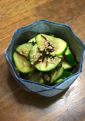 ズッキーニの塩昆布和え-レシピのメイン写真