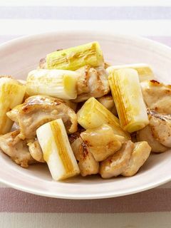 白ねぎと鶏肉のねぎま風炒め-レシピのメイン写真