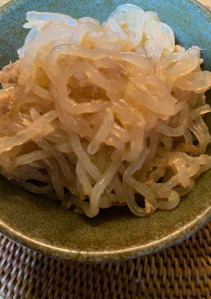 お惣菜　めんツナとしらたきの煮物-レシピのメイン写真