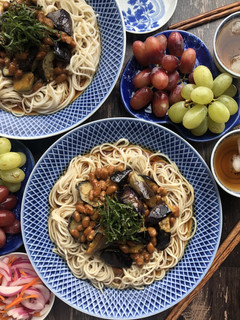茄子納豆蕎麦-レシピのメイン写真