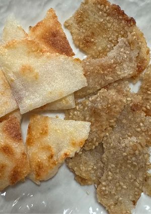 粗い(粗すぎ)手作り米粉救済せんべい-レシピのメイン写真