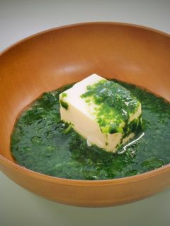 ほうれん草のあんかけ豆腐-レシピのメイン写真