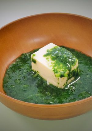 ほうれん草のあんかけ豆腐-レシピのメイン写真