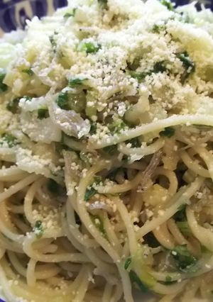 セロリ&ちりめんのパスタ-レシピのメイン写真