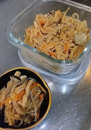 しらたき入り♪ヘルシー切り干し大根の煮物-レシピのメイン写真