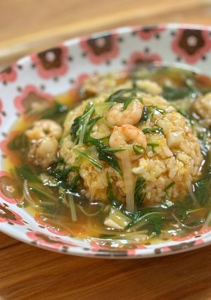 海鮮あんかけスープチャーハン-レシピのメイン写真
