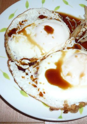 ポン酢目玉焼き-レシピのメイン写真