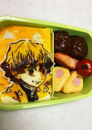 鬼滅の刃　キャラ弁　ぜんいつ-レシピのメイン写真