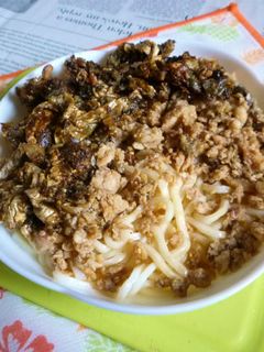 真鯛のアラの塩焼き風で冷やしうどん-レシピのメイン写真