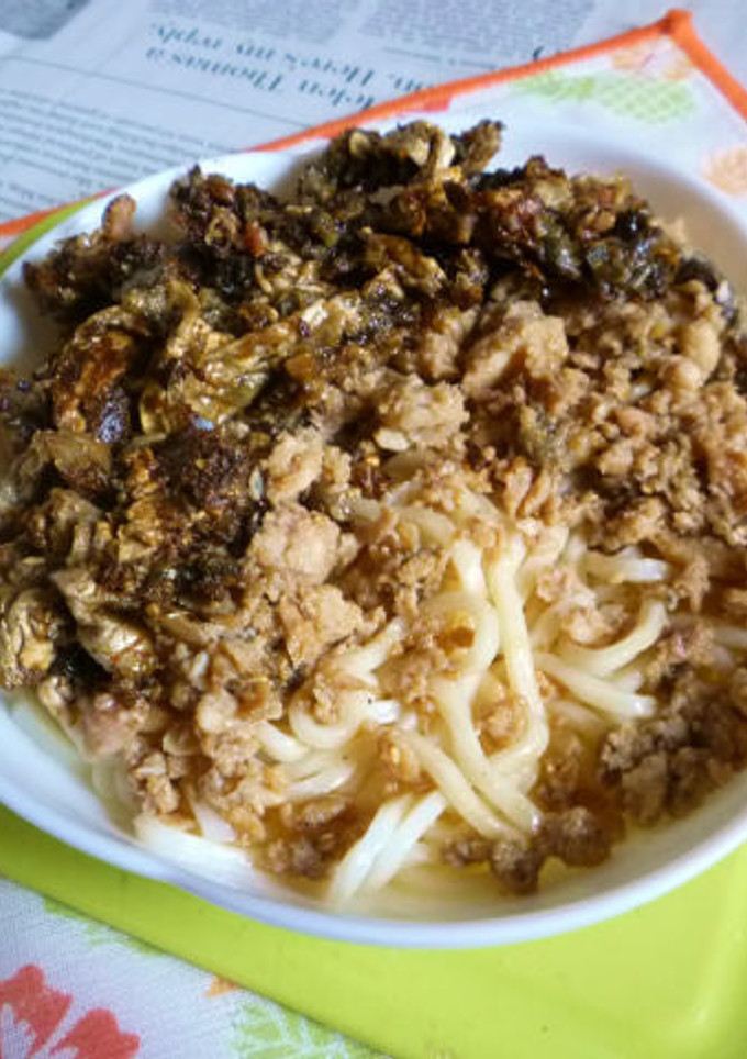 真鯛のアラの塩焼き風で冷やしうどん-レシピのメイン写真