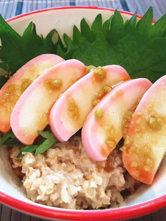 ダイエット♡オートミールで板わさ丼♡-レシピのメイン写真