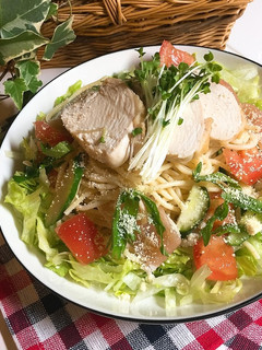 夏にぴったり*冷製パスタ*-レシピのメイン写真