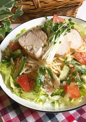 夏にぴったり＊冷製パスタ＊-レシピのメイン写真
