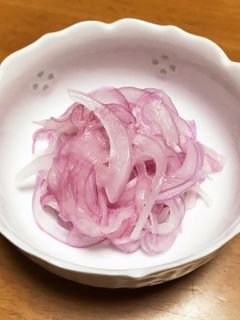 紫玉ねぎのマリネ-レシピのメイン写真